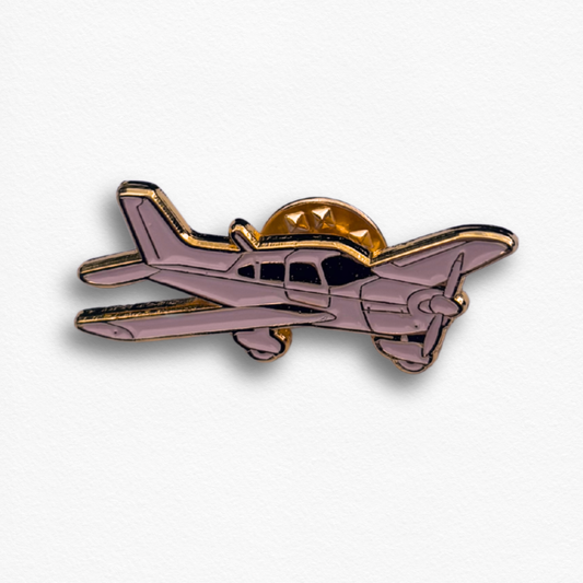 Airplane Pin Badge