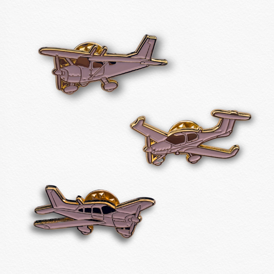 Airplane Pin Badge