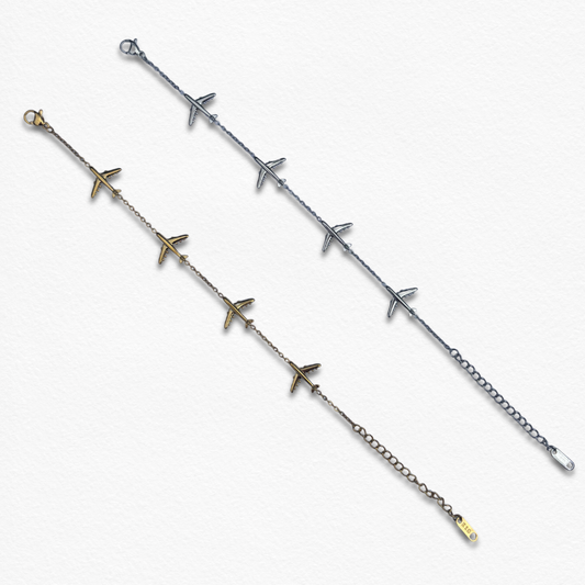 Airplane Charm Bracelet