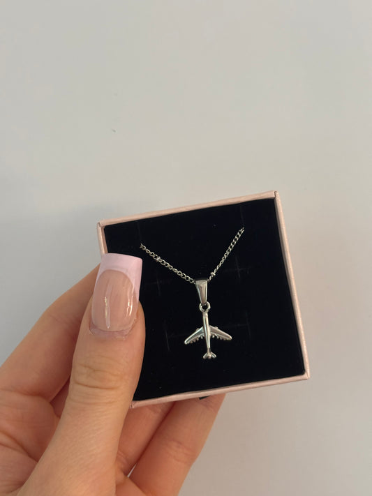 Airplane Charm Necklace